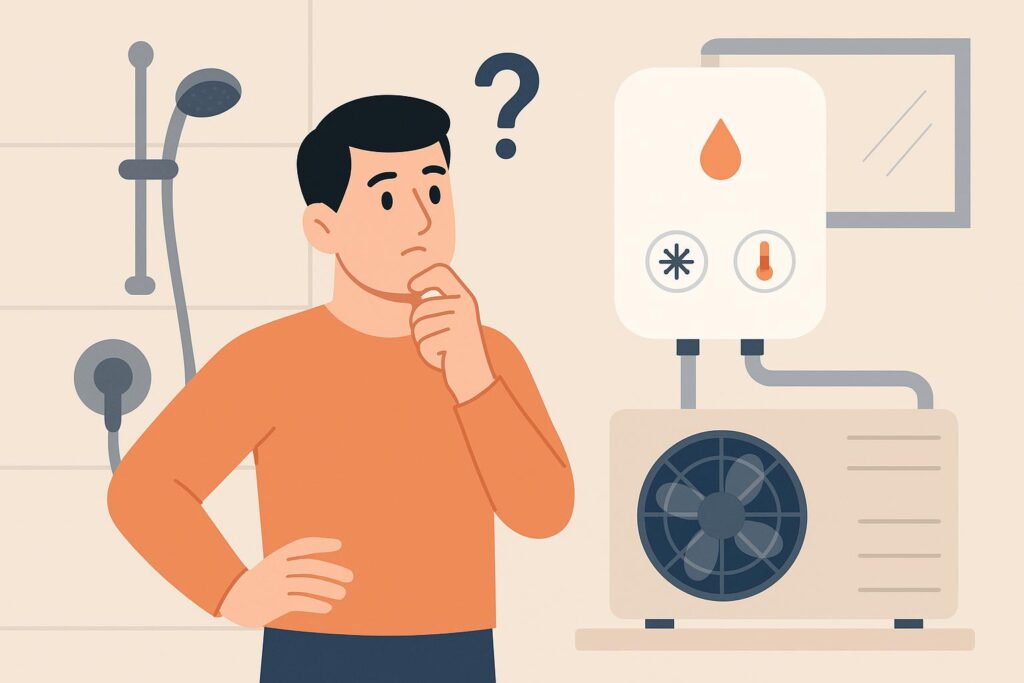 hot water and heat pump issues