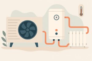 fit heat pump to existing system