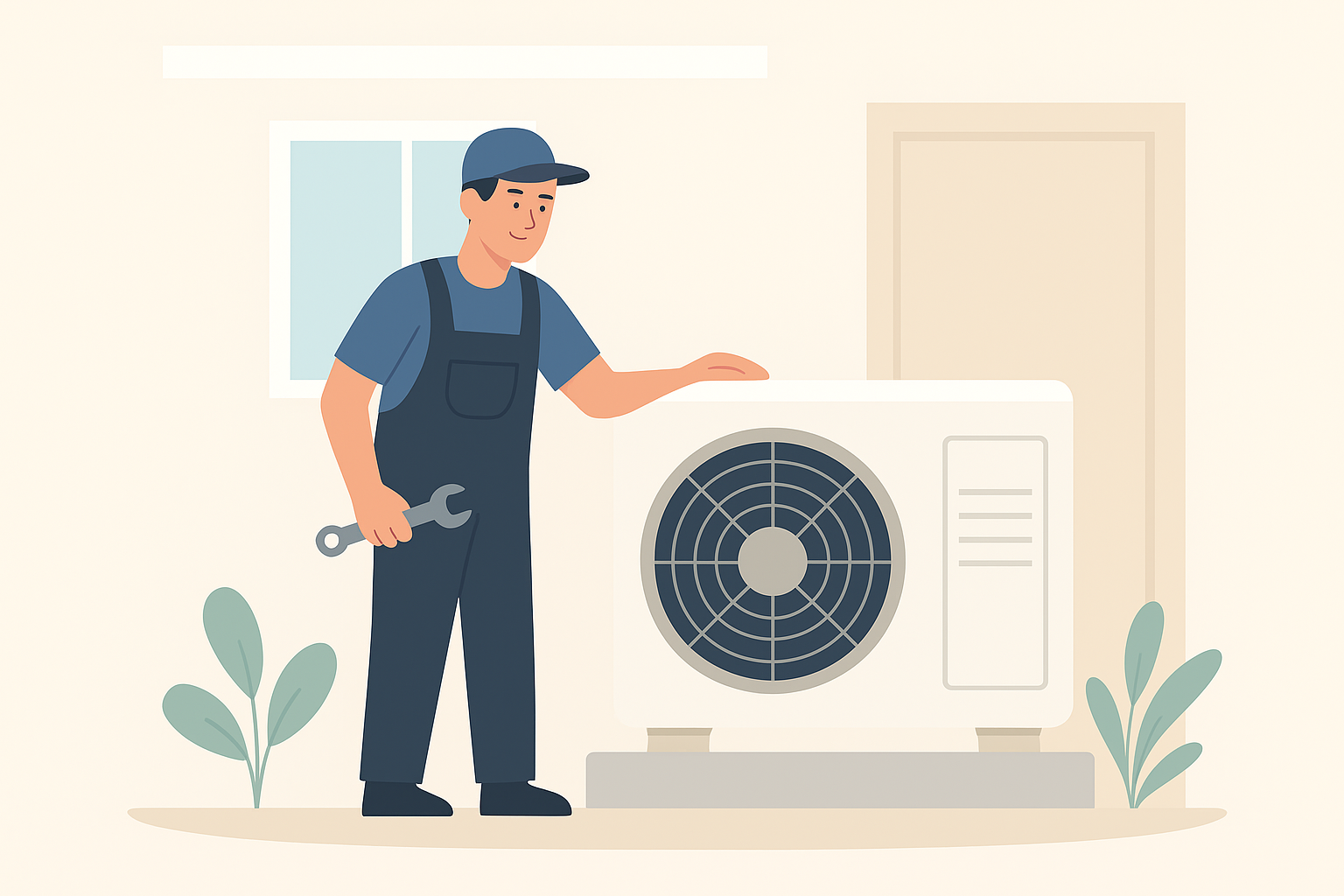 what happens during a heat pump installation